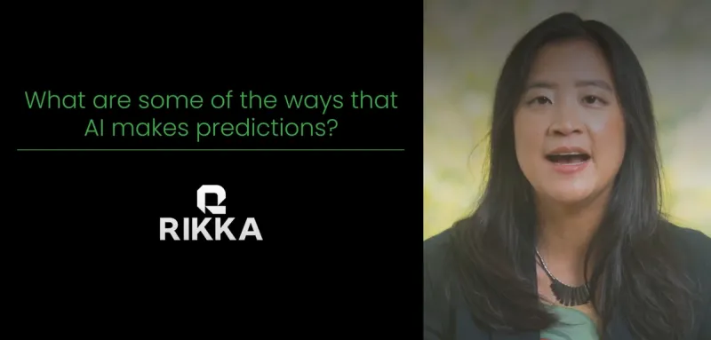 Video thumbnail: What Are Some of the Ways That AI Makes Predictions? | Rikka AI Series