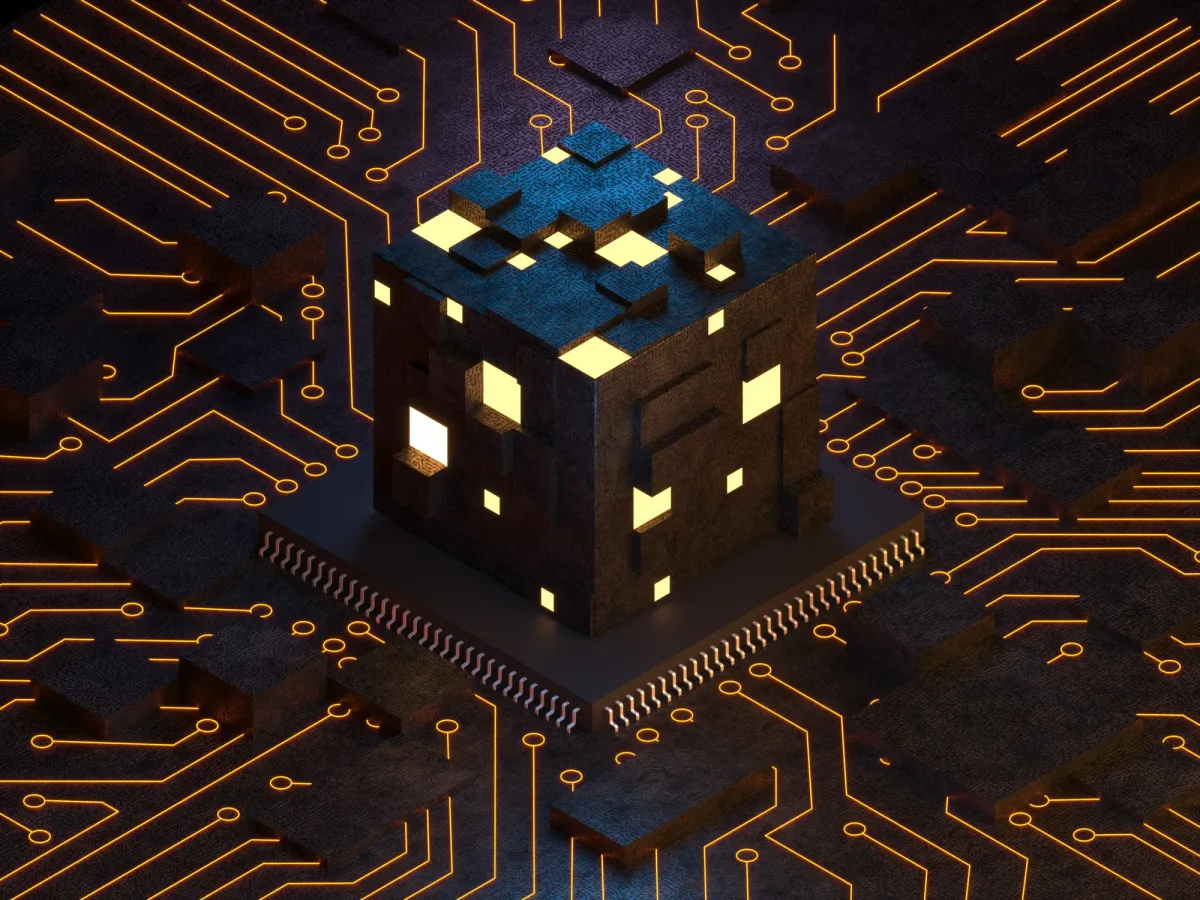Rikka Law blog post illustration: How AI and Blockchain Can Revolutionize the Internet as we Know it